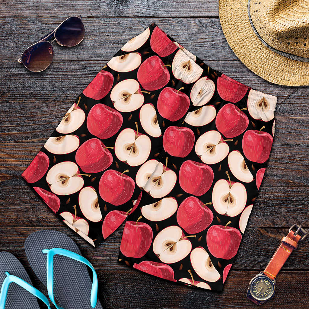 Apple Pattern Print Men's Shorts
