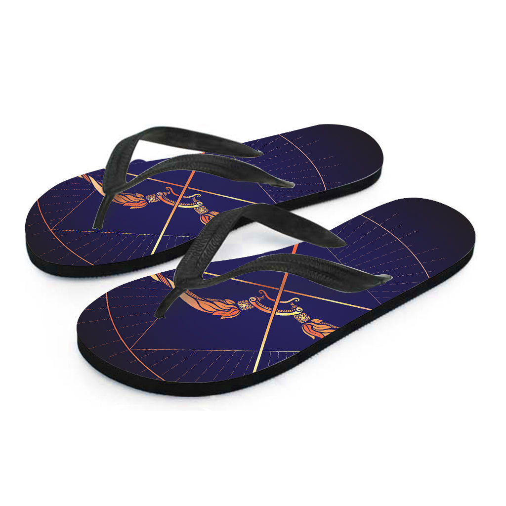 Astrological Sagittarius Sign Print Flip Flops