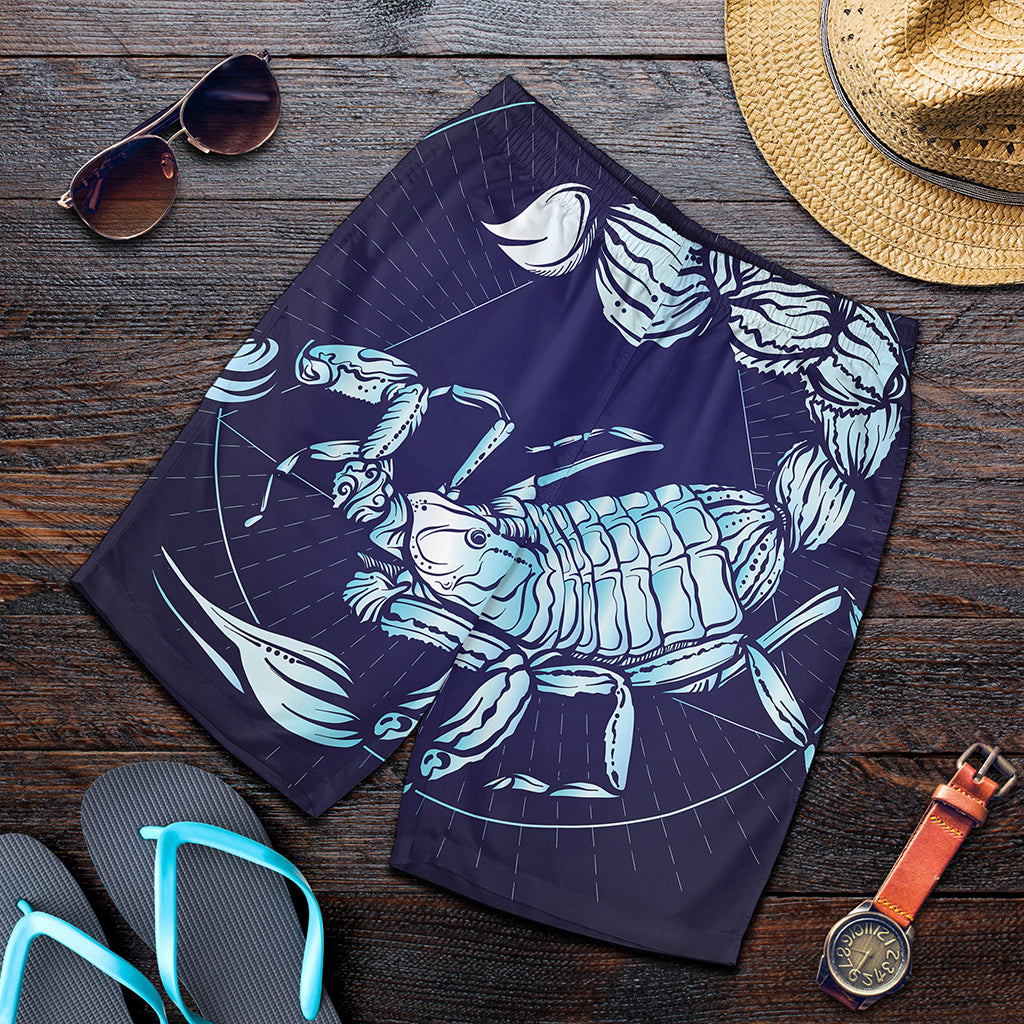 Astrological Scorpio Sign Print Men's Shorts