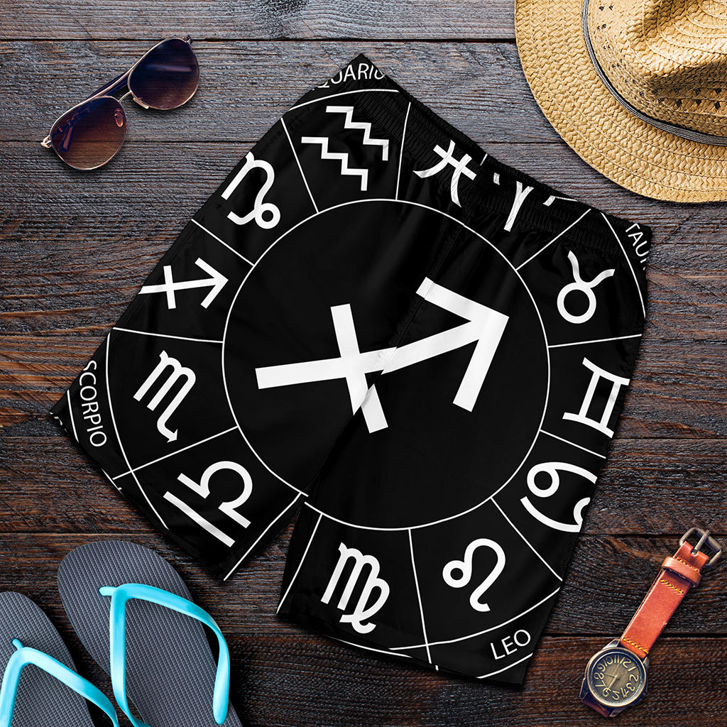 Astrology Sagittarius Sign Print Men's Shorts
