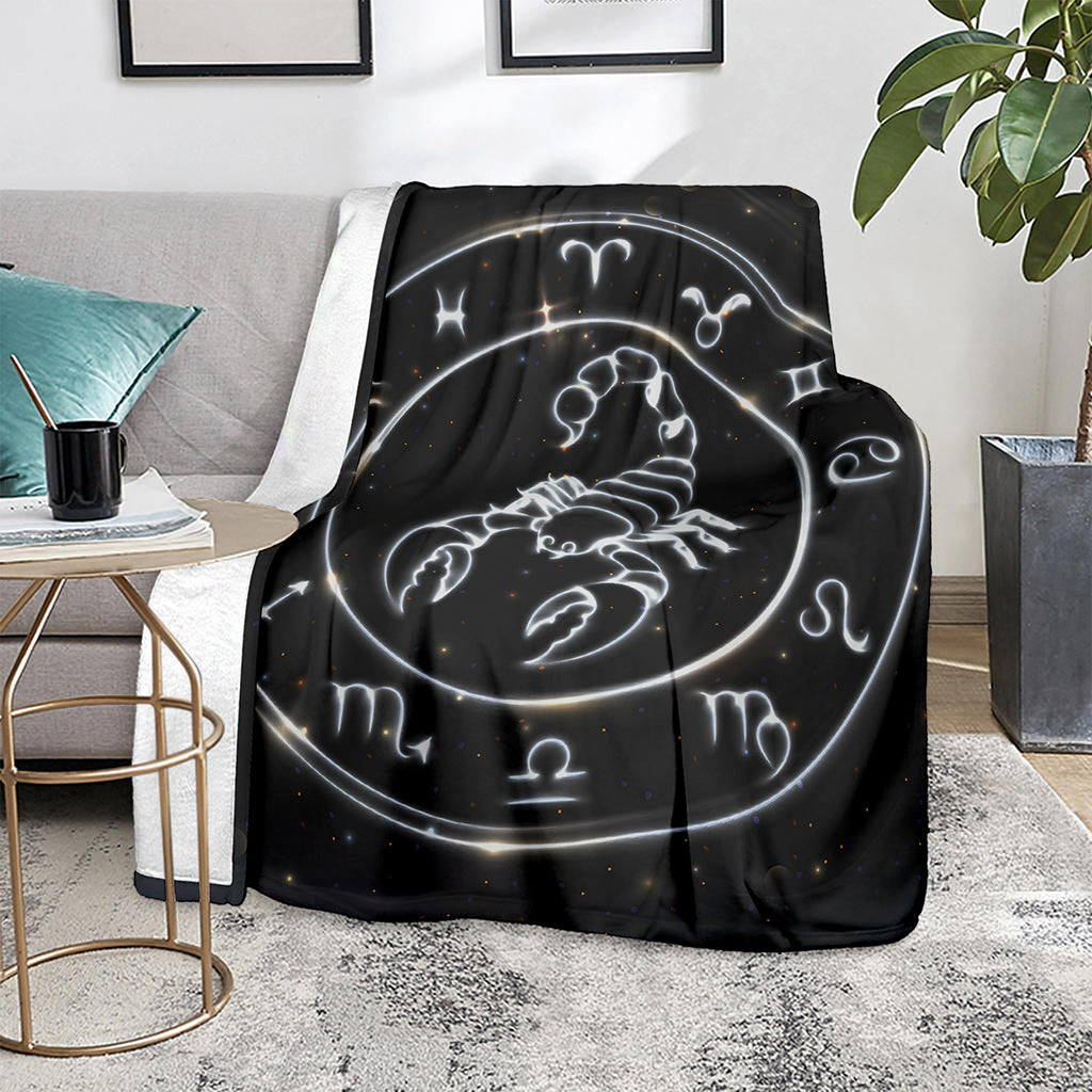 Astrology Scorpio Sign Print Blanket