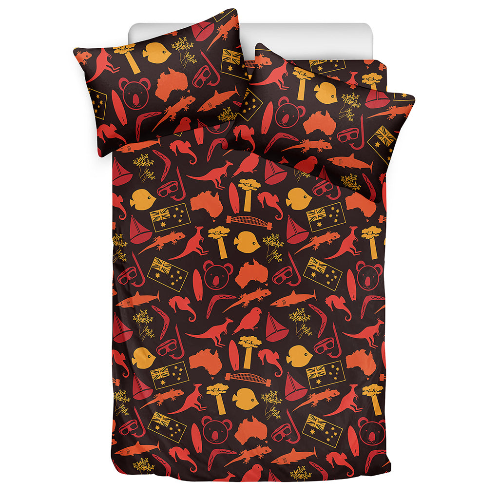 Australia Country Pattern Print Duvet Cover Bedding Set