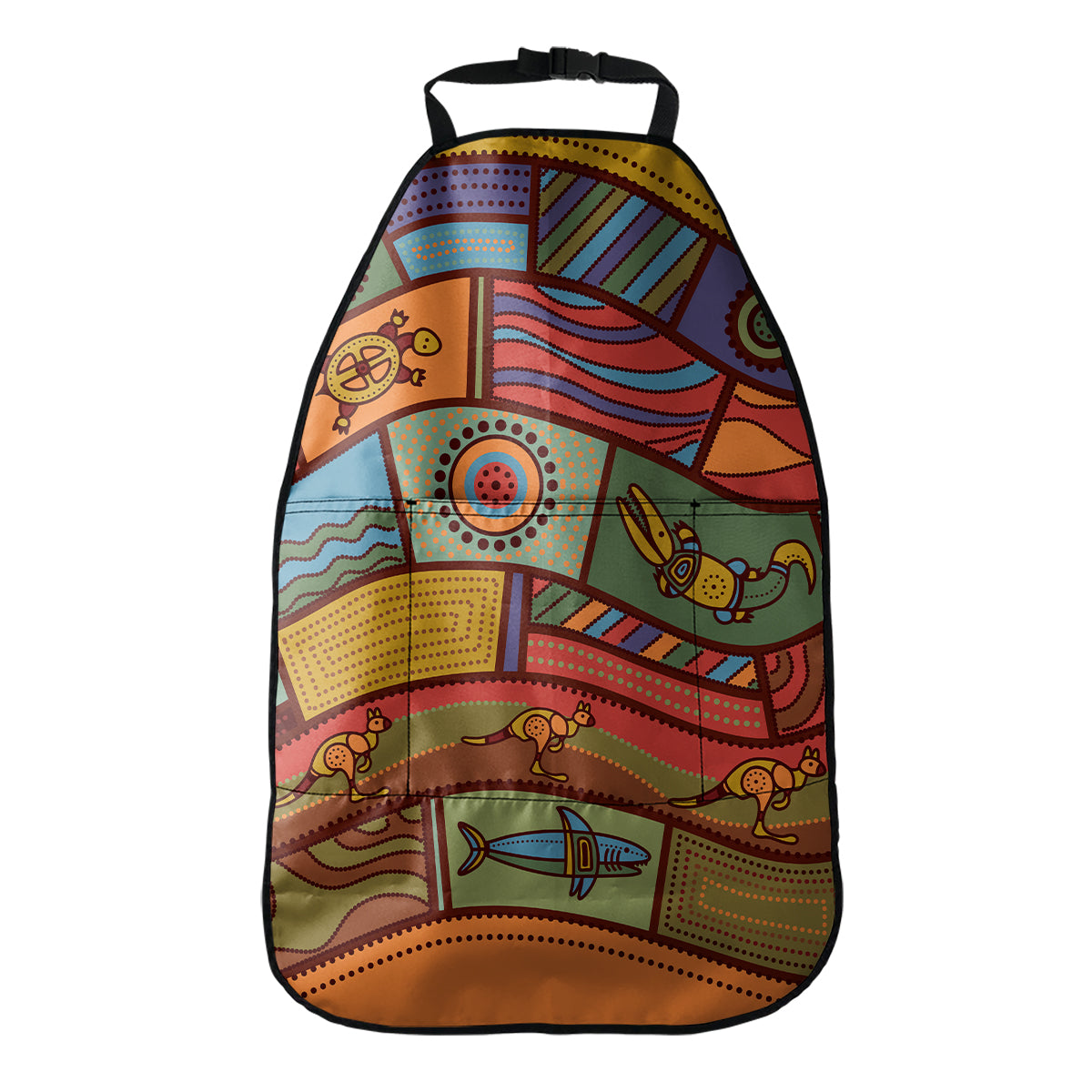 Australian Ethnic Pattern Print Car Seat Organizers