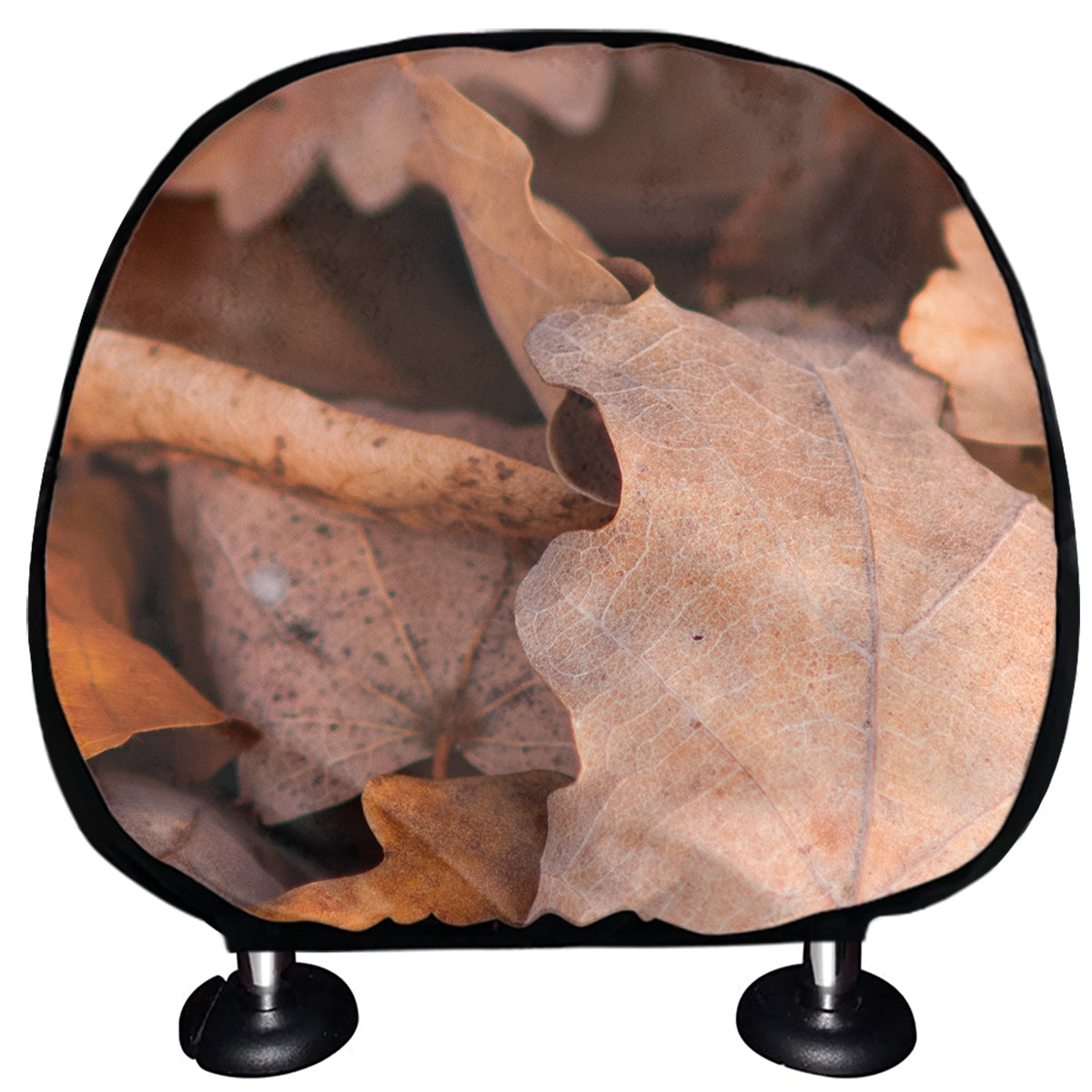 Autumn Oak leaf Print Car Headrest Covers