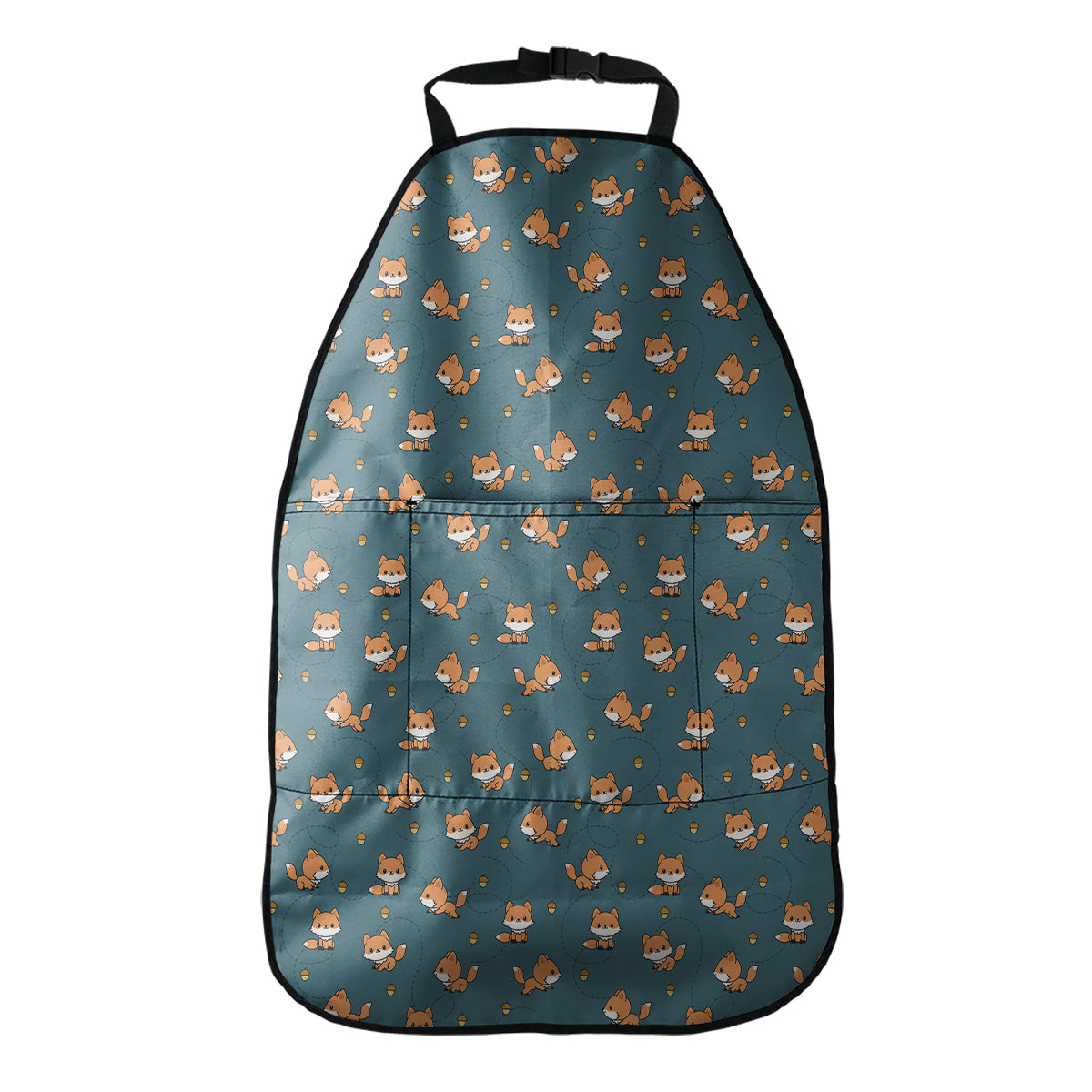 Baby Fox Pattern Print Car Seat Organizers