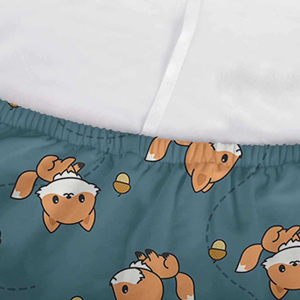 Baby Fox Pattern Print Sofa Cover