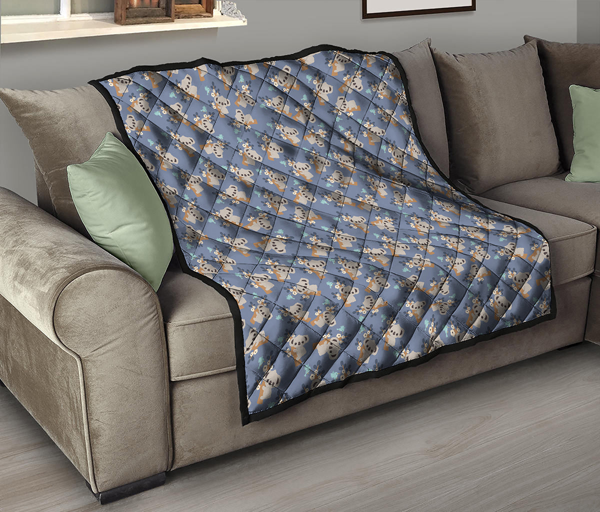 Baby Koala Pattern Print Quilt