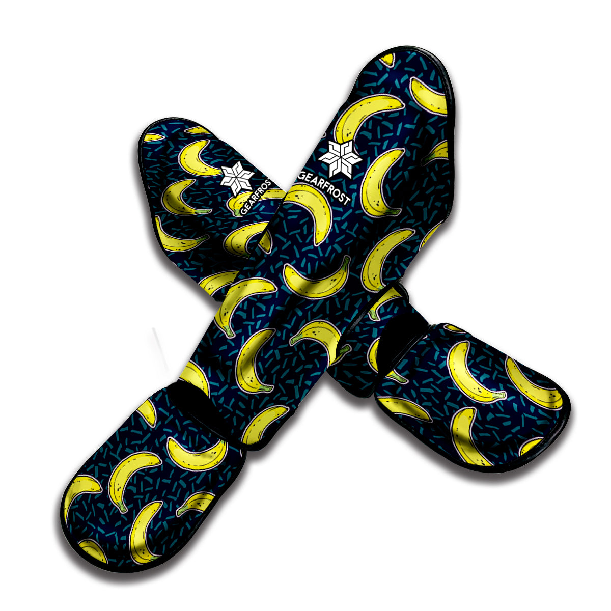 Banana Fruit Pattern Print Muay Thai Shin Guard