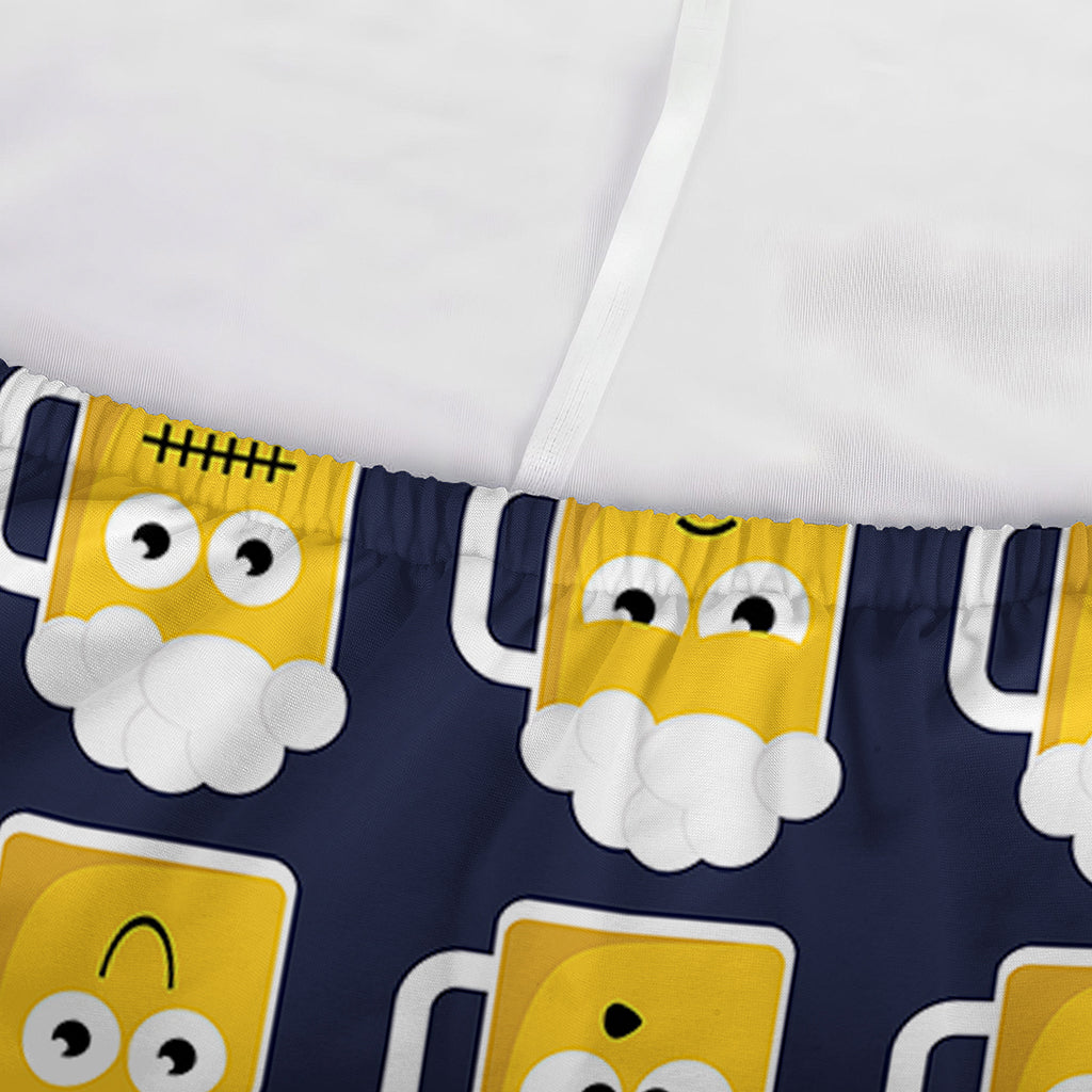 Beer Emoji Pattern Print Sofa Cover