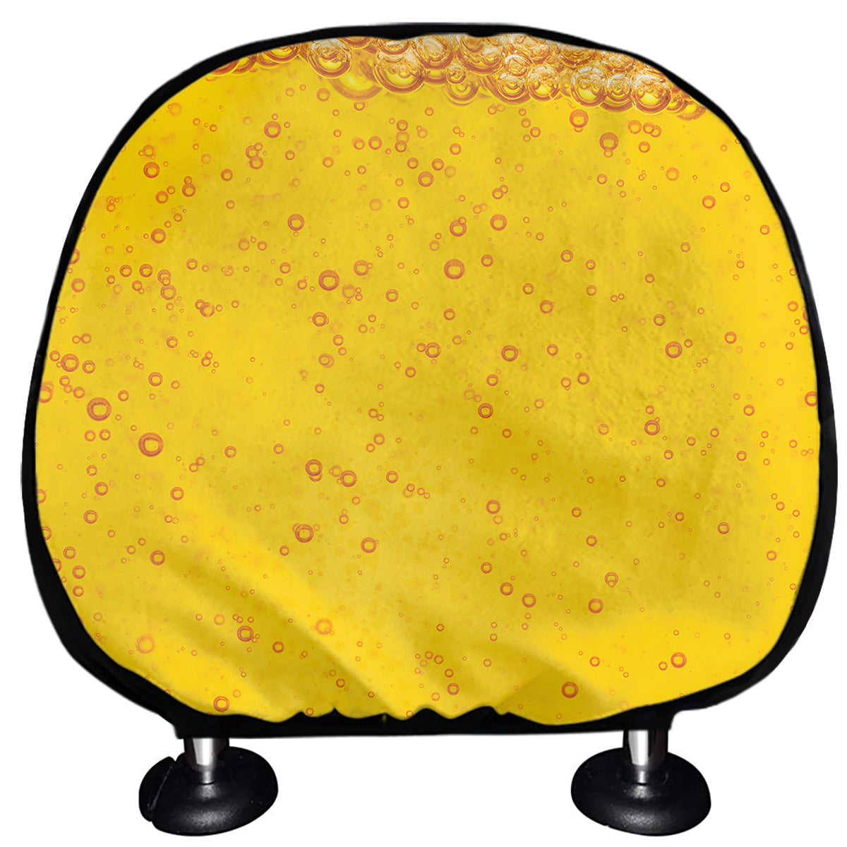 Beer With Foam Print Car Headrest Covers