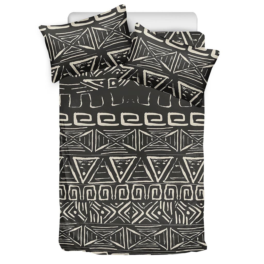 Beige Aztec Pattern Print Duvet Cover Bedding Set