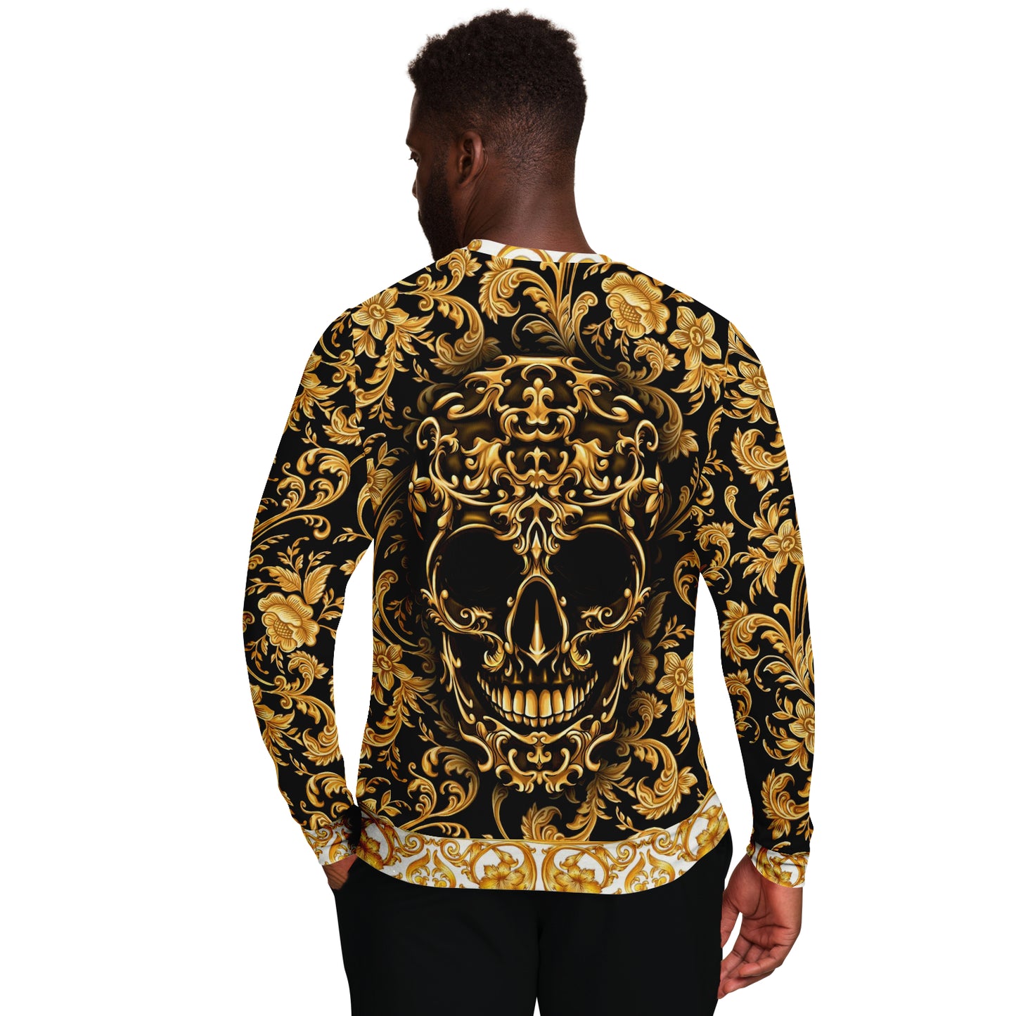 Baroque Skull Crewneck Sweatshirt