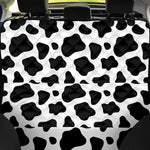 Black And White Cow Print Pet Car Back Seat Cover