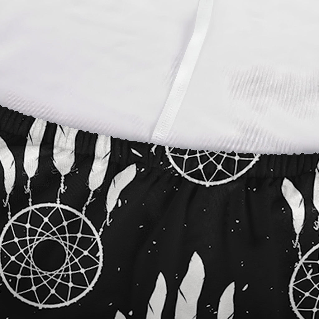 Black And White Dream Catcher Print Sofa Cover