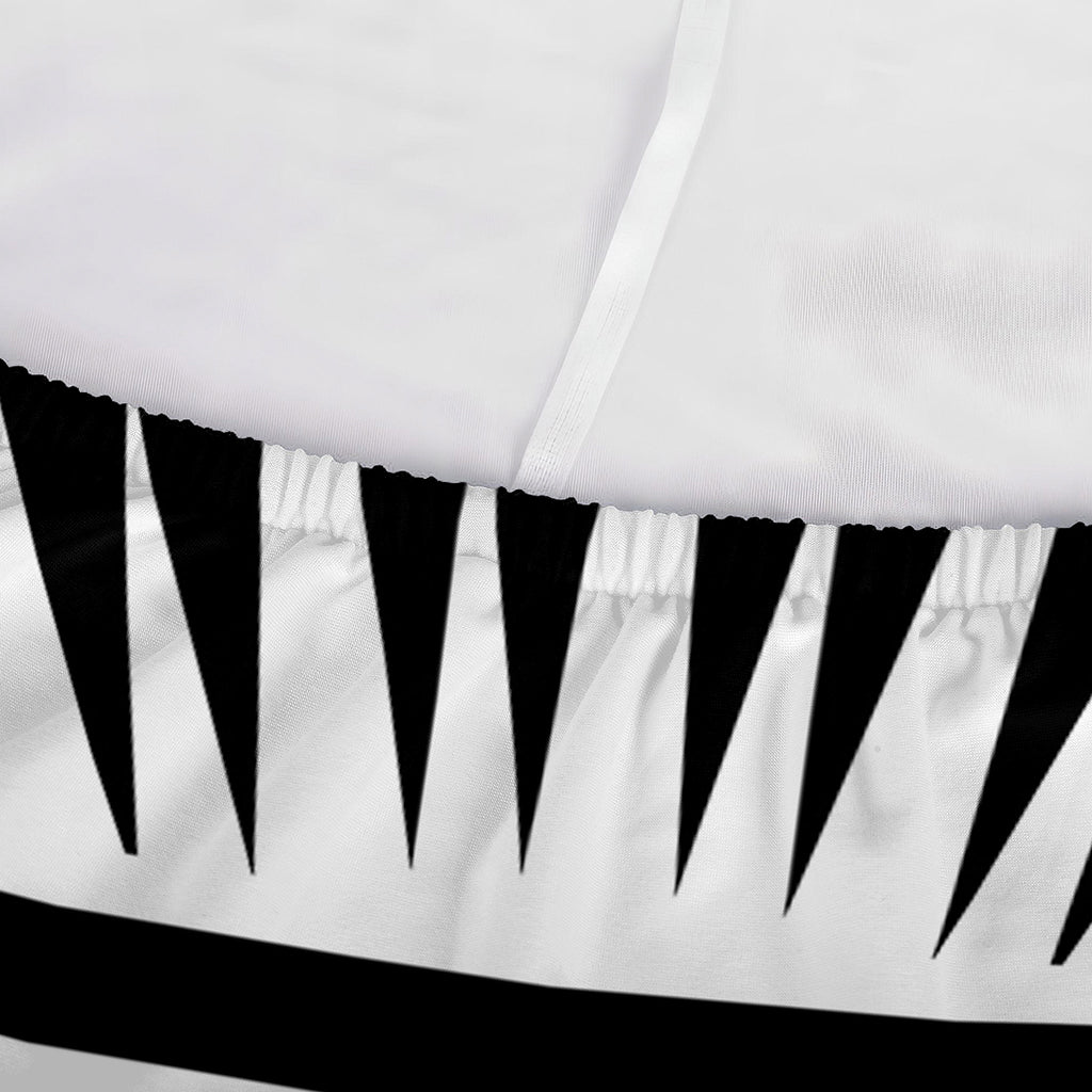 Black And White Illuminati Print Sofa Cover