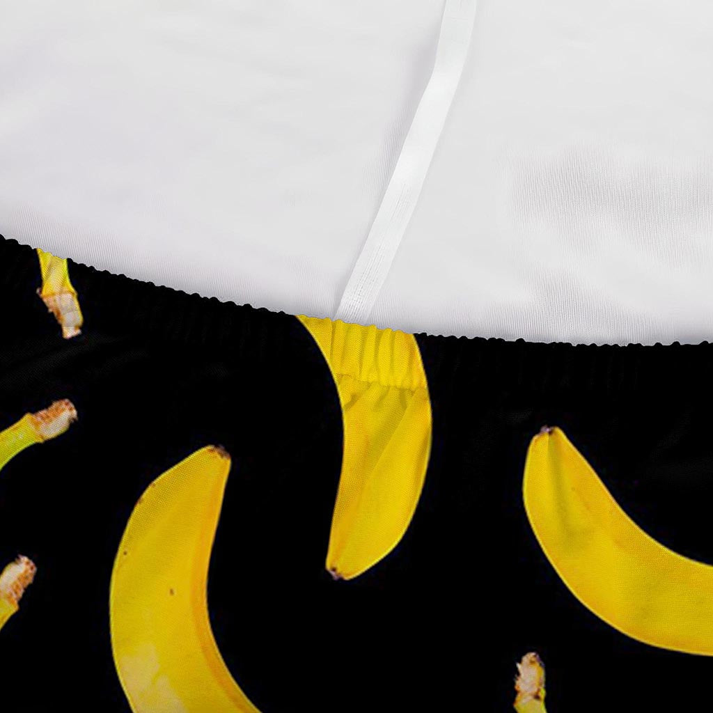 Black Banana Pattern Print Sofa Cover