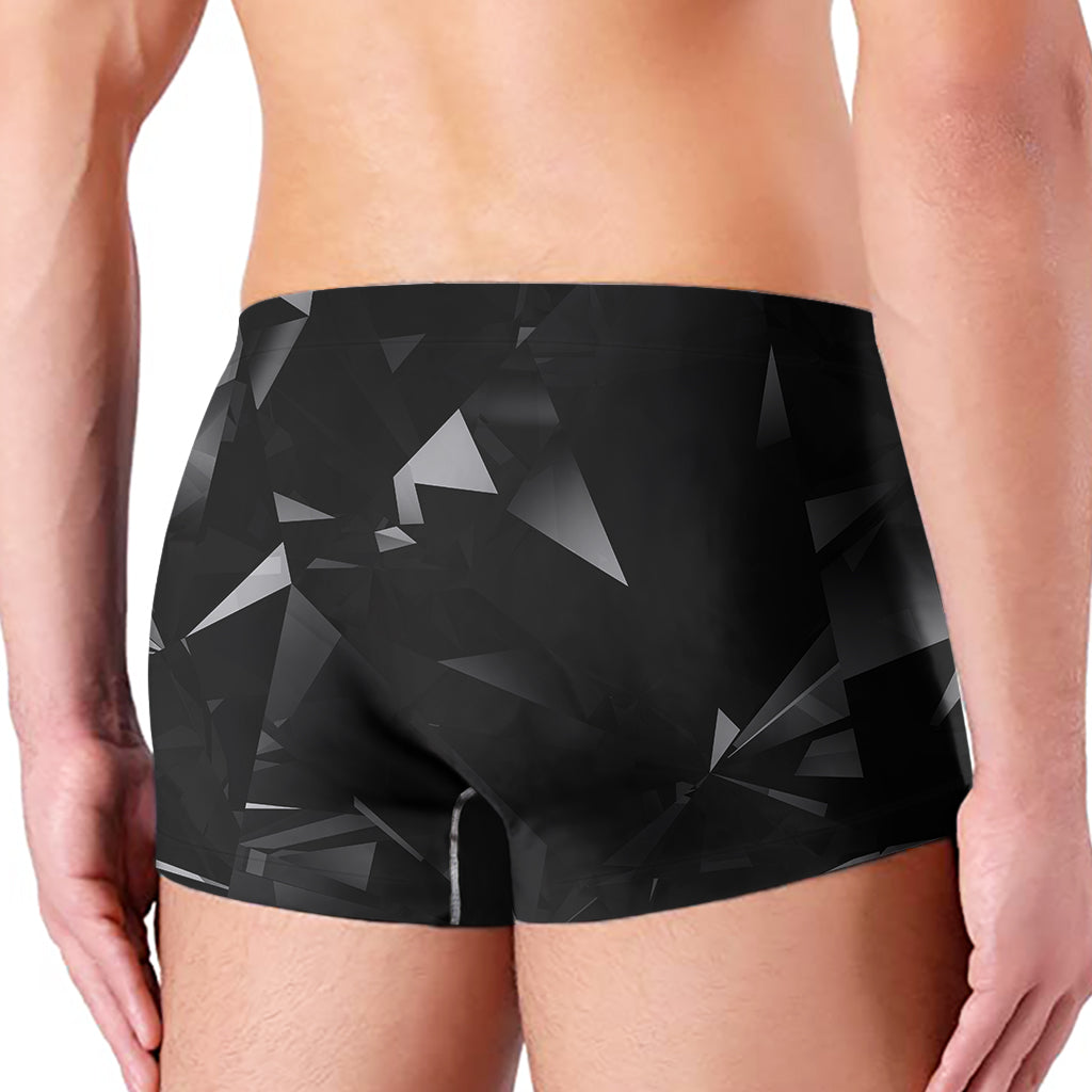 Black Diamond Print Men's Boxer Briefs