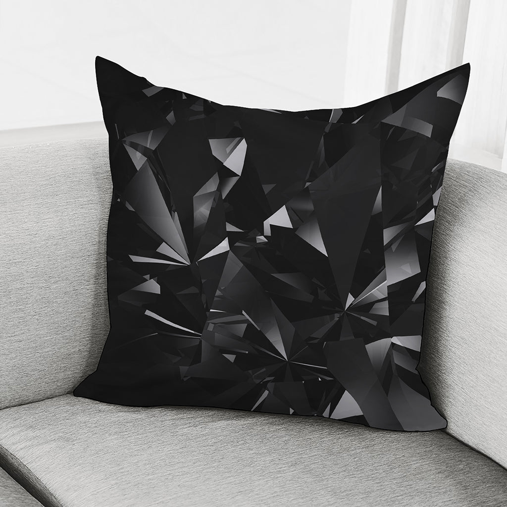 Black Diamond Print Pillow Cover