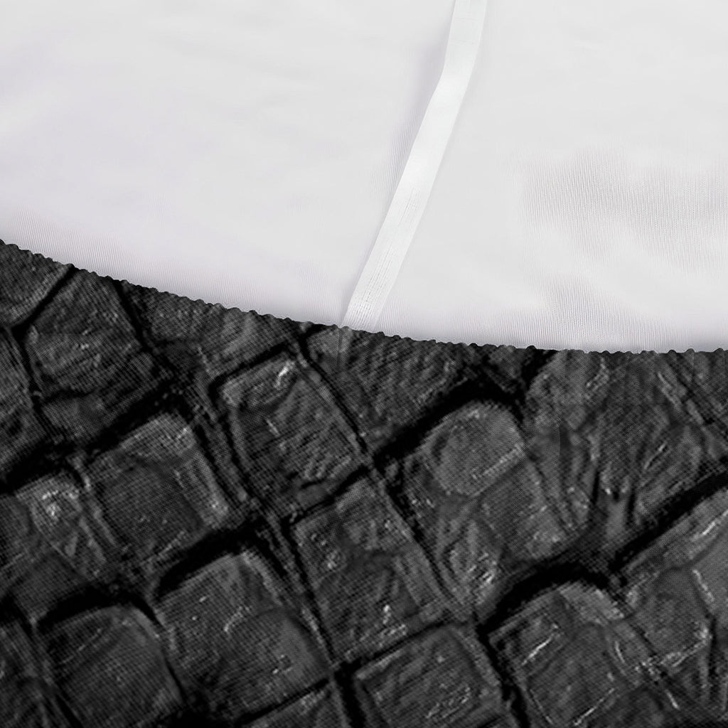 Black Snakeskin Print Sofa Cover