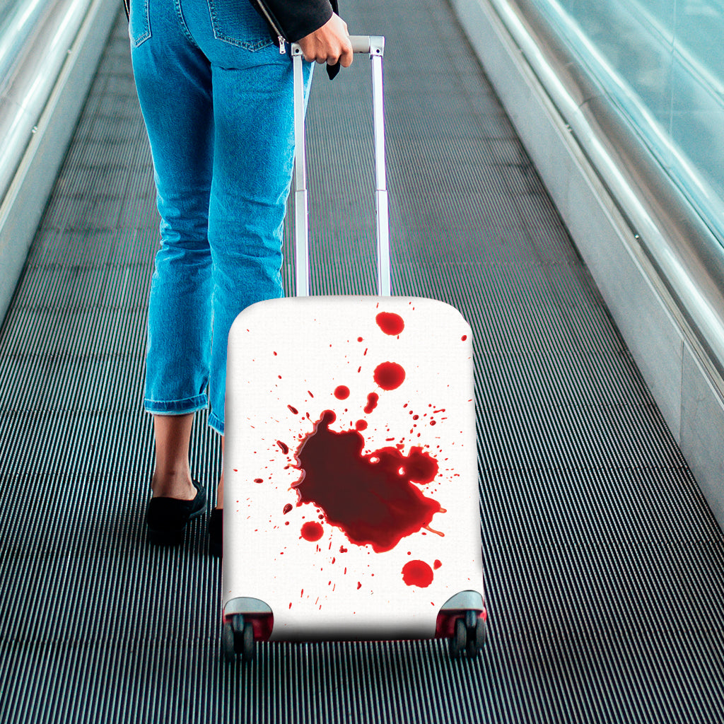 Blood Splashed Print Luggage Cover