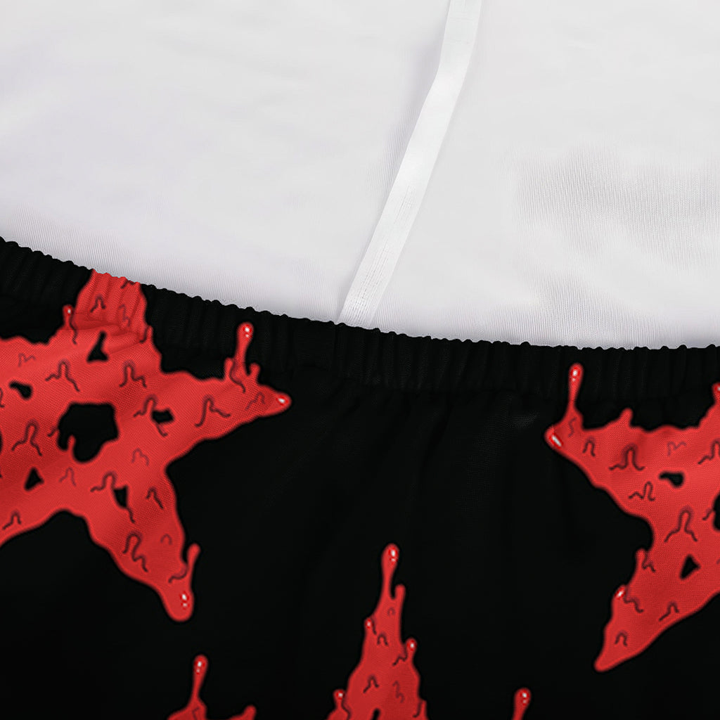 Bloody Satanic Pentagram Pattern Print Sofa Cover
