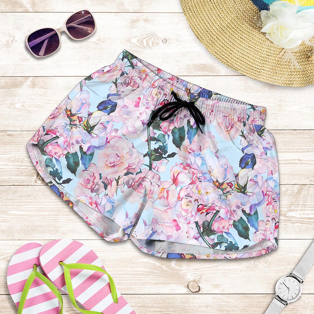 Blossom Floral Flower Pattern Print Women's Shorts
