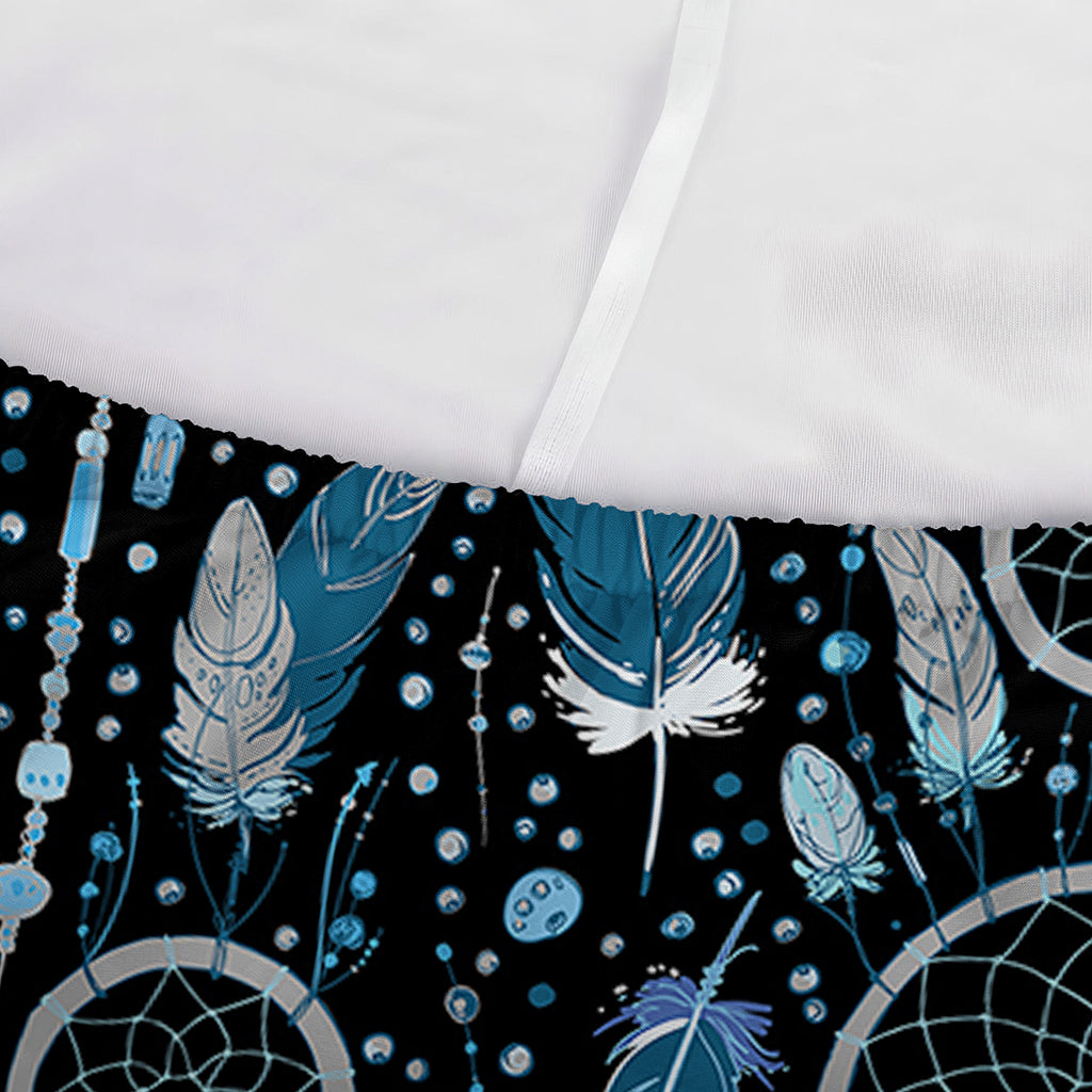 Blue Native Dream Catcher Pattern Print Sofa Cover