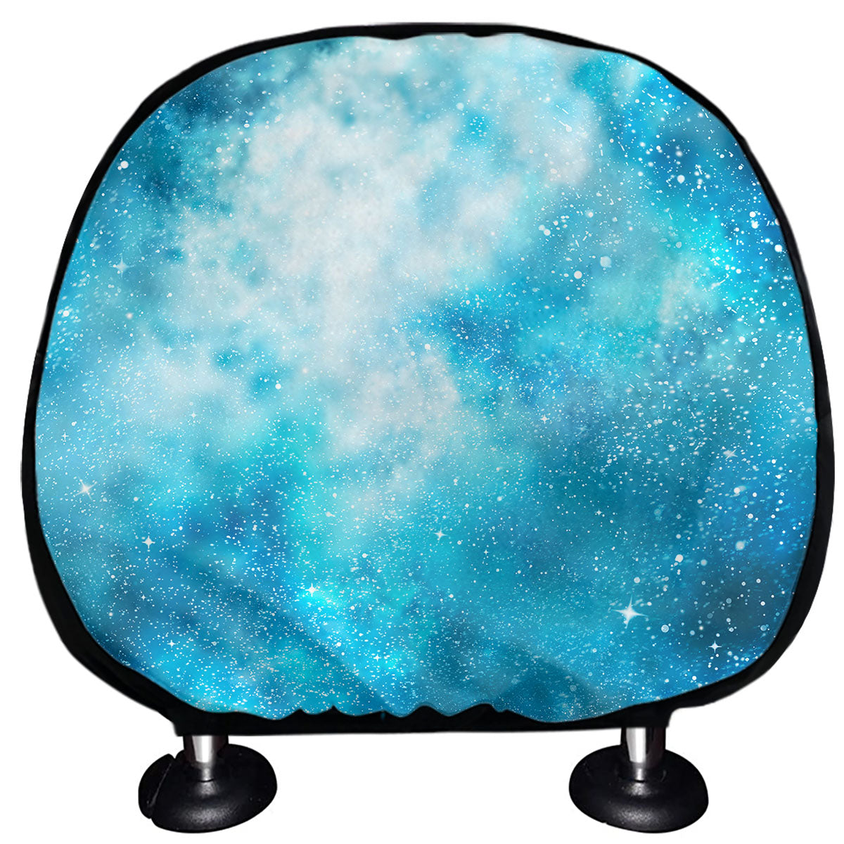 Blue Sky Universe Galaxy Space Print Car Headrest Covers