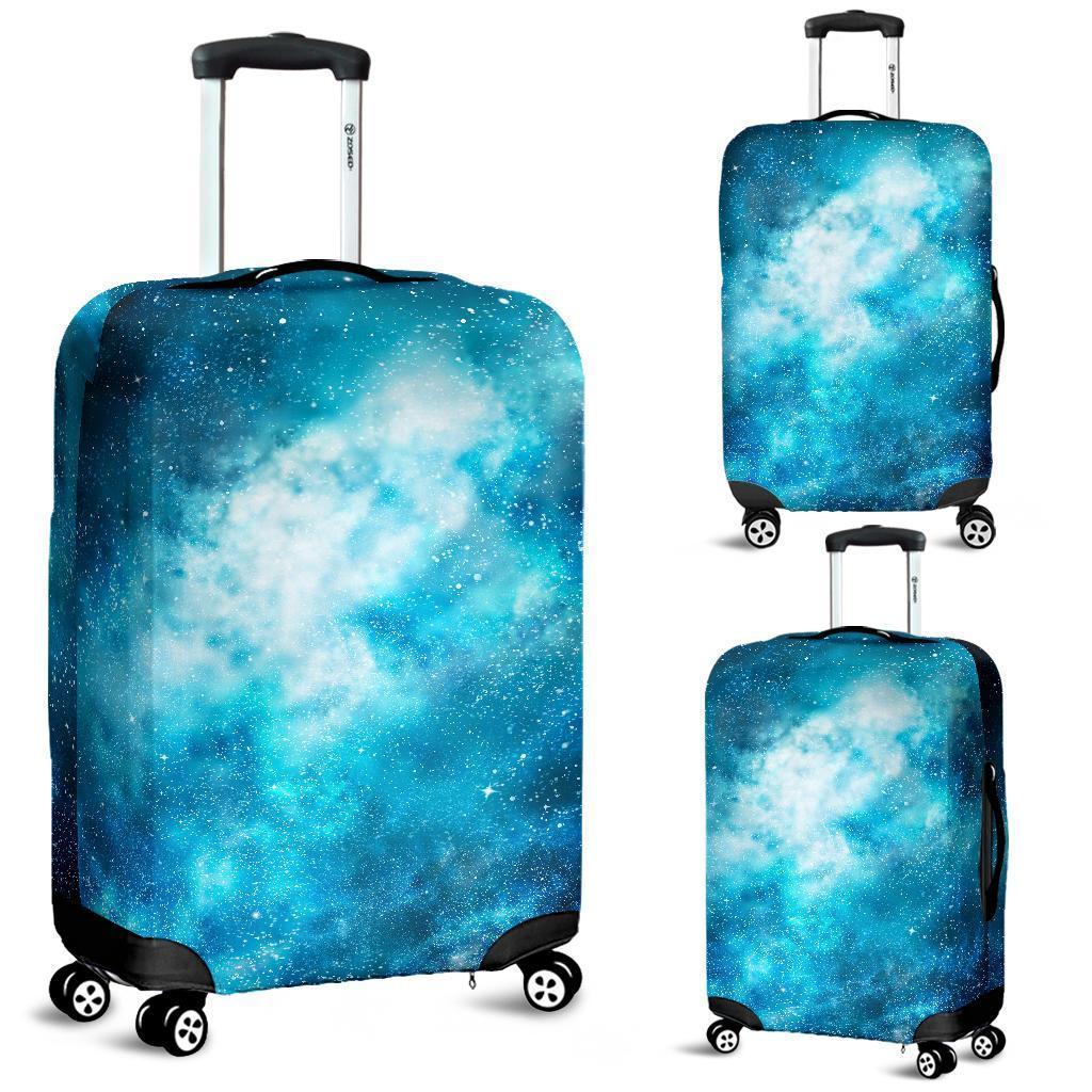 Blue Sky Universe Galaxy Space Print Luggage Cover GearFrost