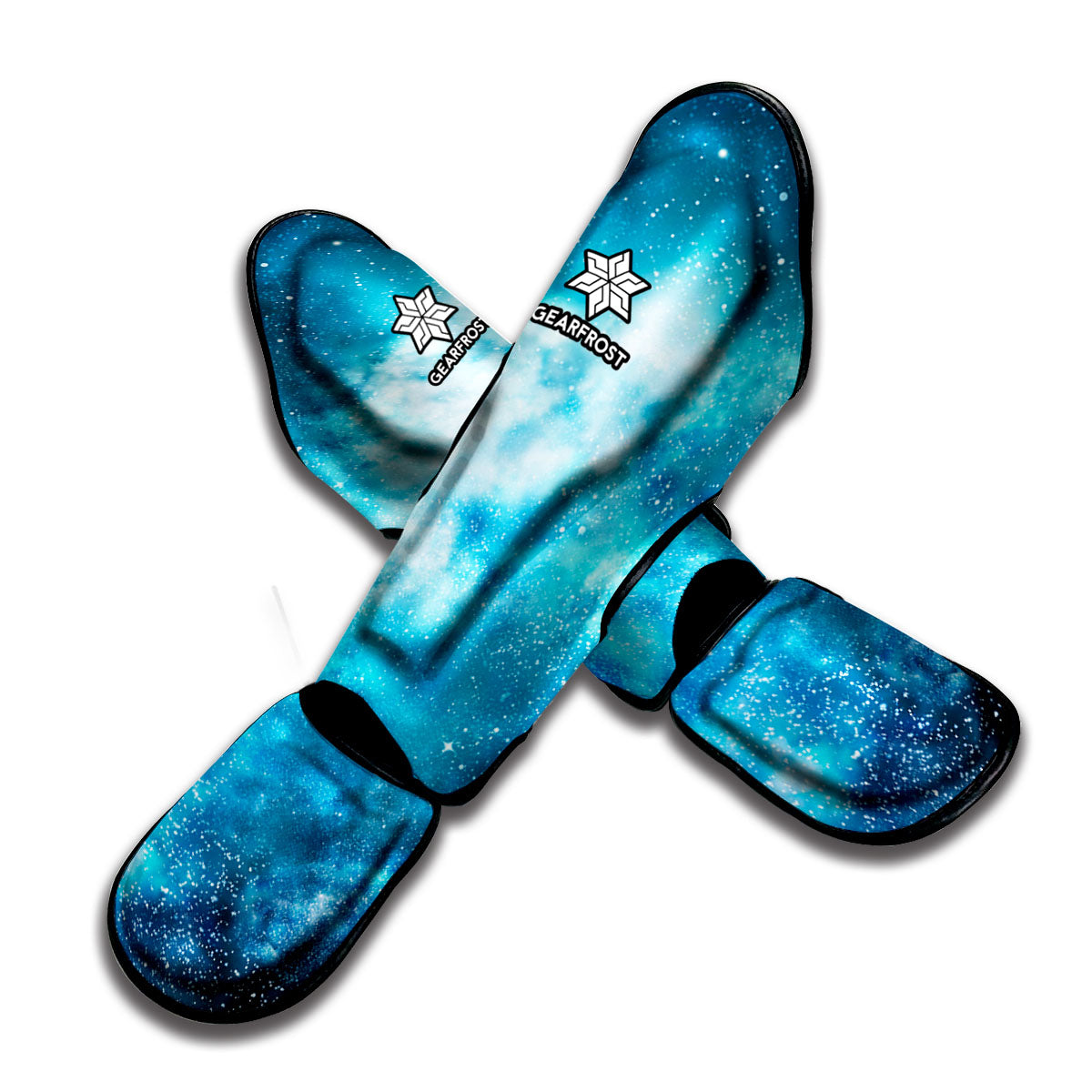 Blue Sky Universe Galaxy Space Print Muay Thai Shin Guard