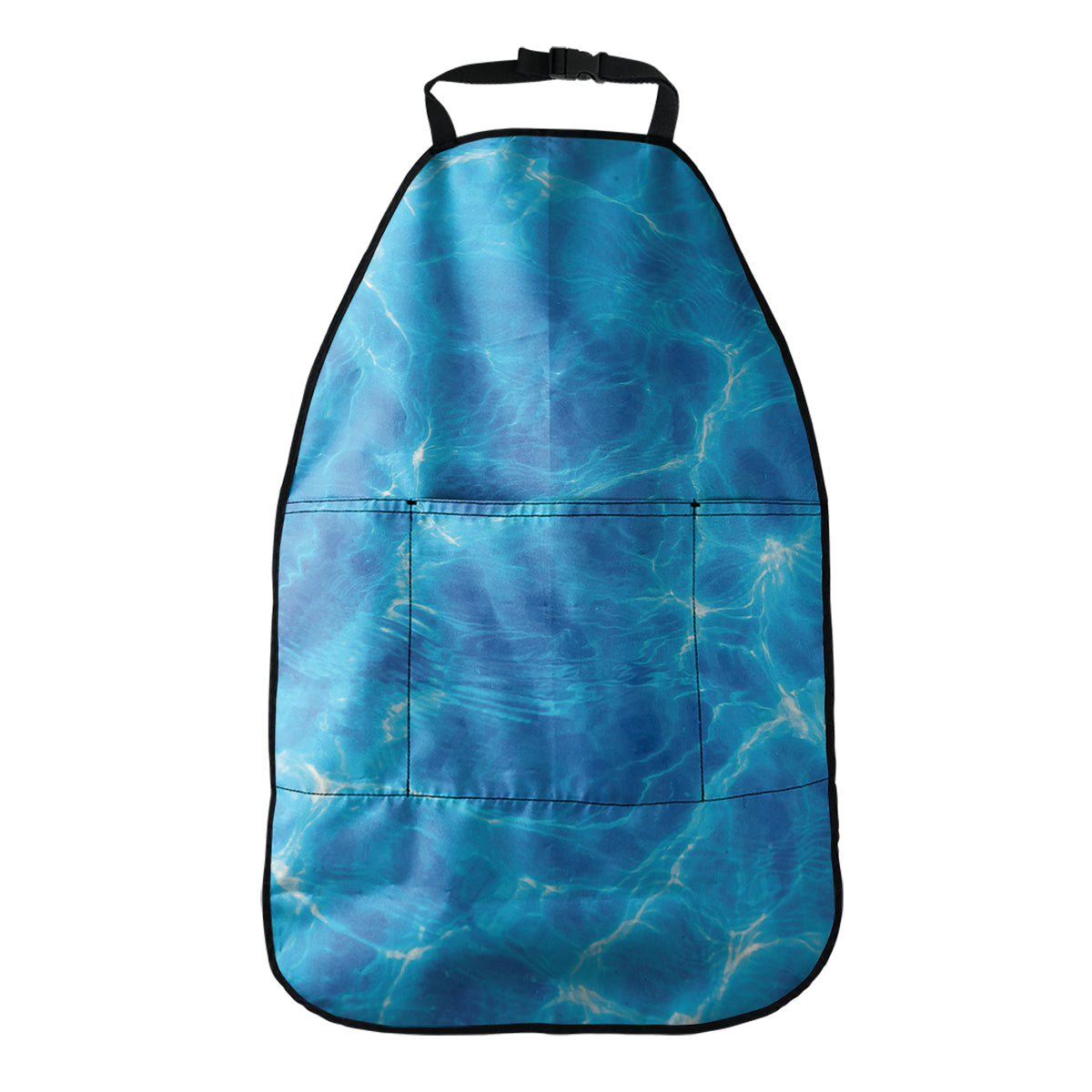 Blue Water Surface Print Car Seat Organizers