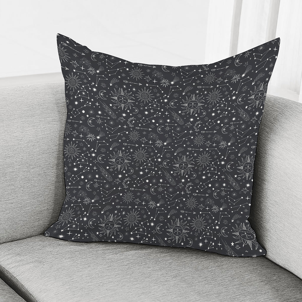 Bohemian Constellation Pattern Print Pillow Cover