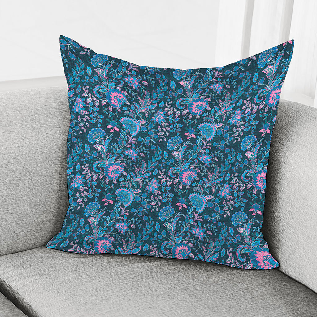 Bohemian Denim Jeans Pattern Print Pillow Cover