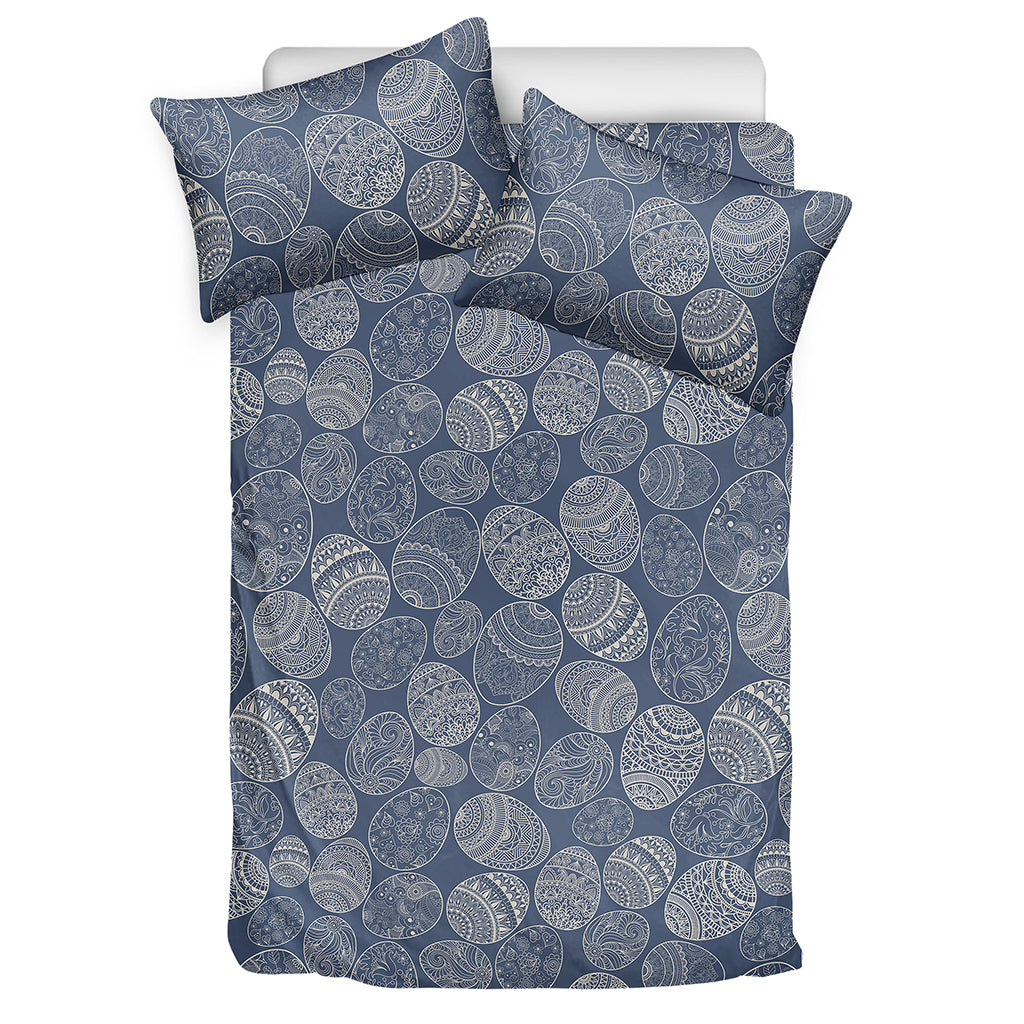 Bohemian Easter Eggs Pattern Print Duvet Cover Bedding Set