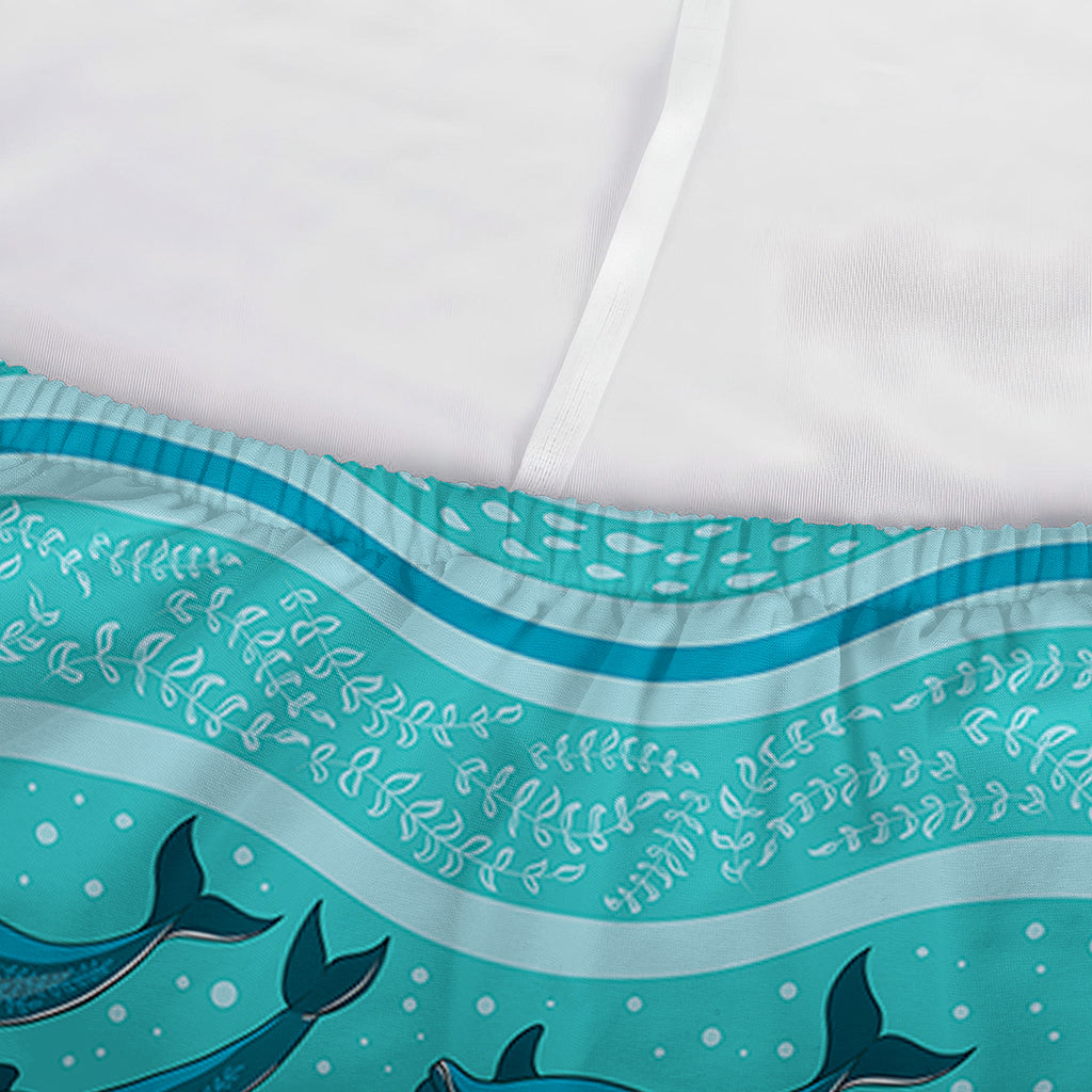 Boho Dolphin Pattern Print Sofa Cover