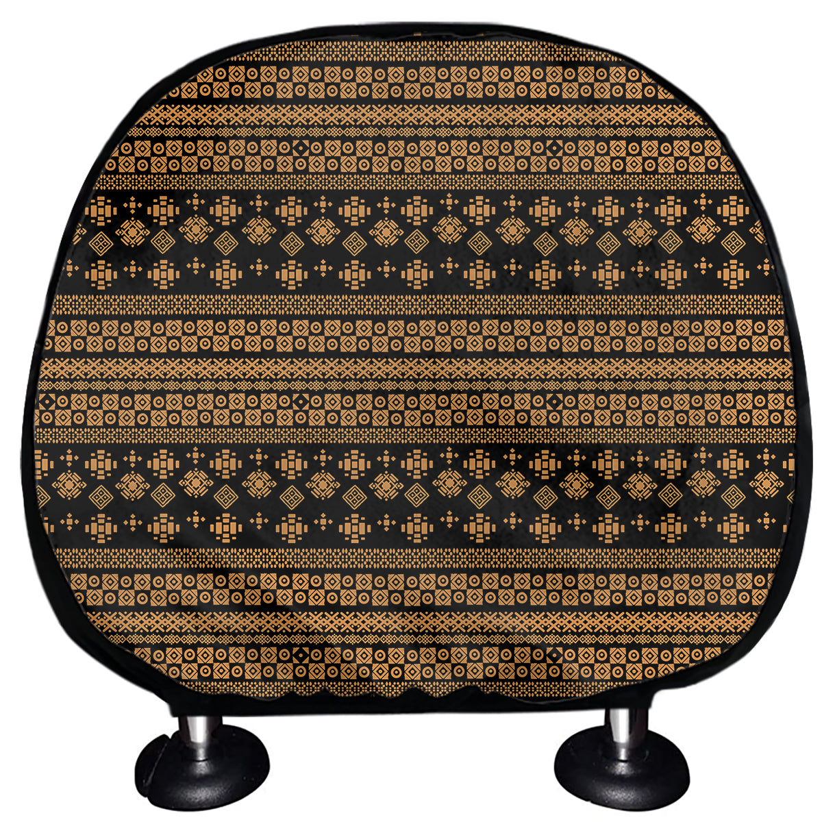 Boho Ethnic Pattern Print Car Headrest Covers