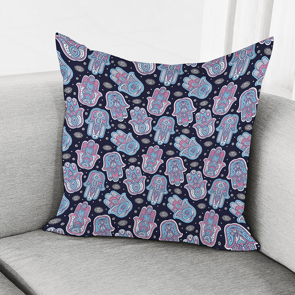 Boho Hamsa Pattern Print Pillow Cover