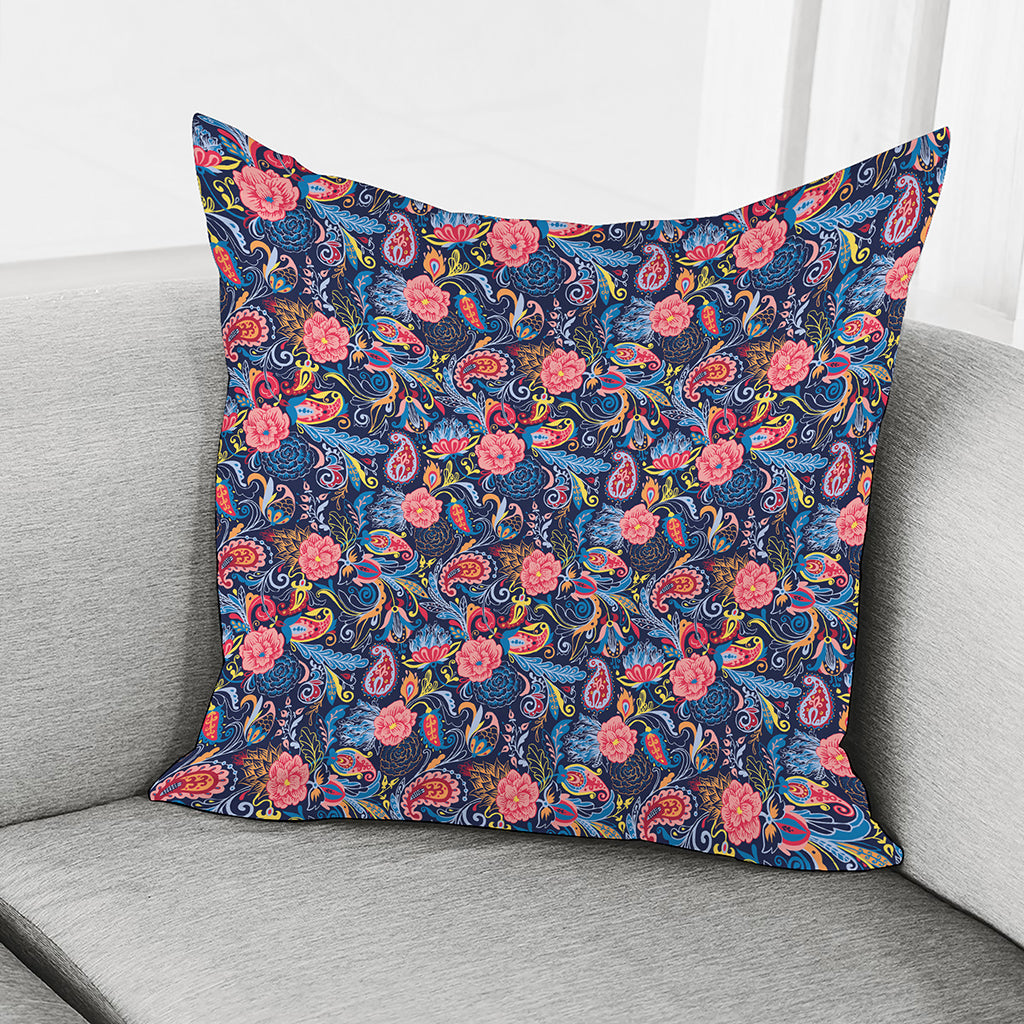 Boho Paisley Pattern Print Pillow Cover
