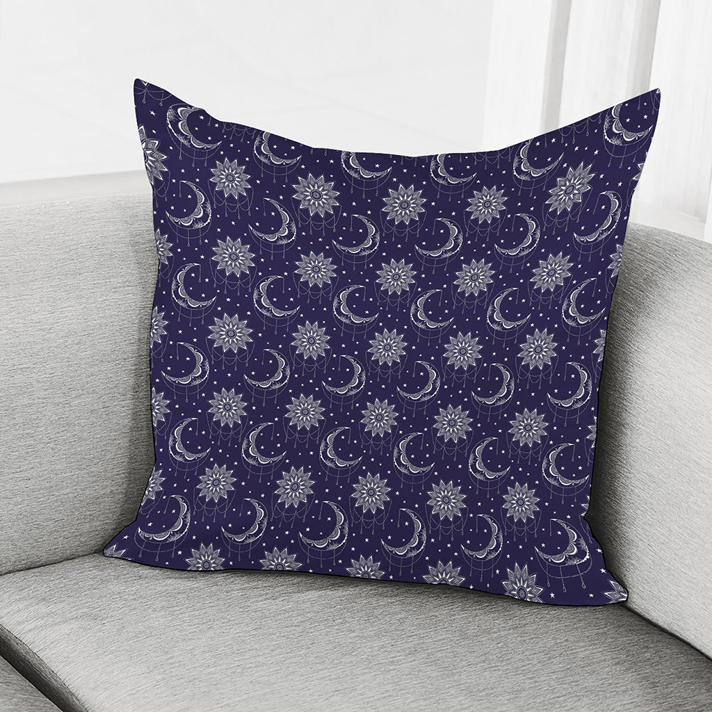 Boho Sun And Moon Pattern Print Pillow Cover
