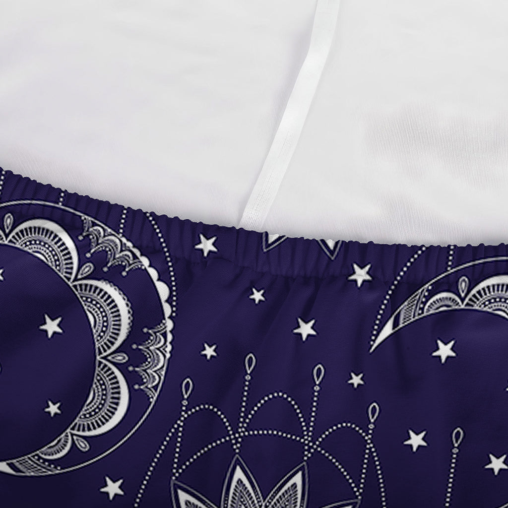 Boho Sun And Moon Pattern Print Sofa Cover