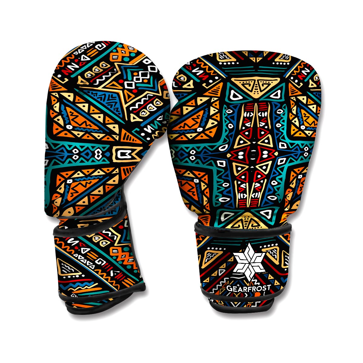 Boho Tribal Aztec Pattern Print Boxing Gloves