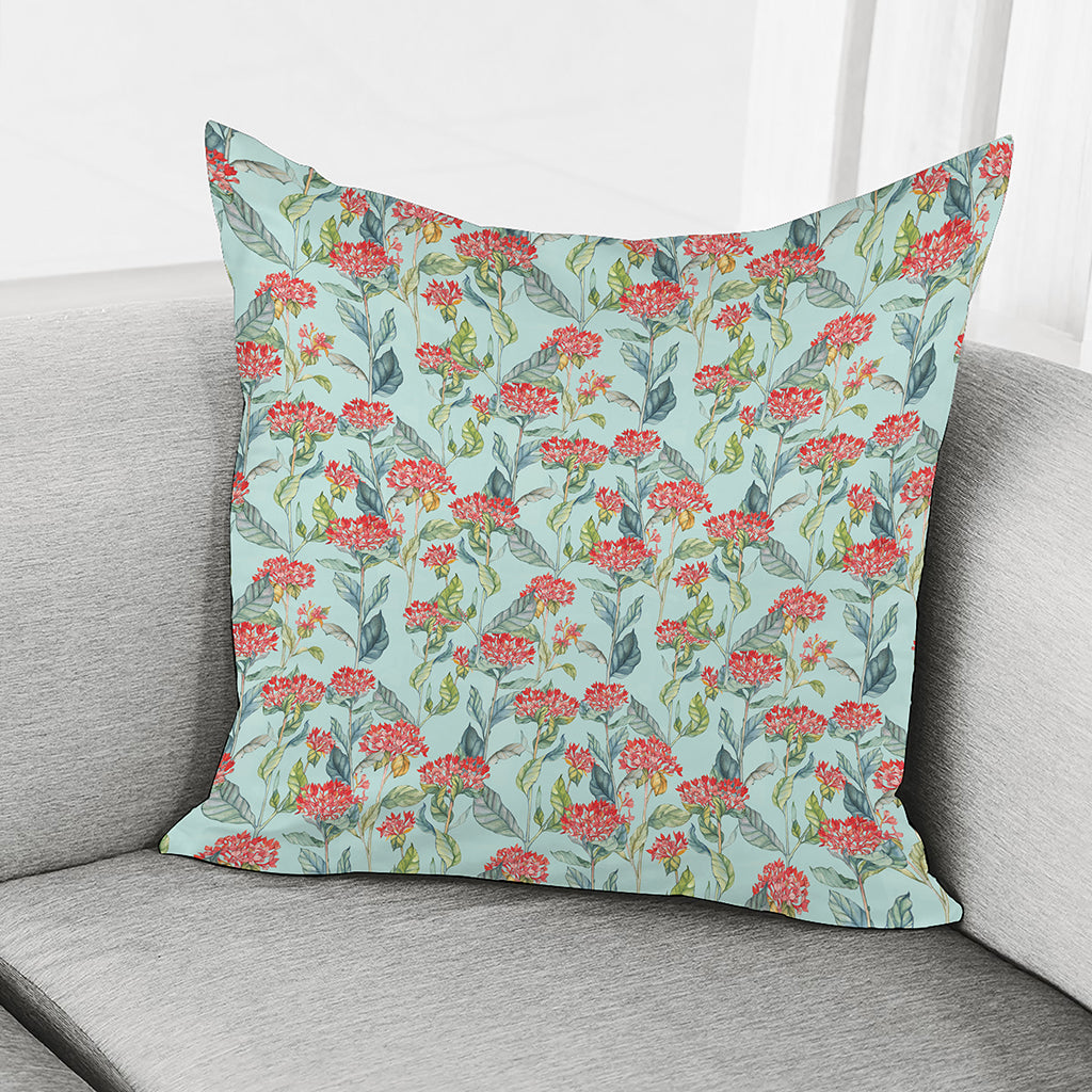 Bouvardia Pattern Print Pillow Cover