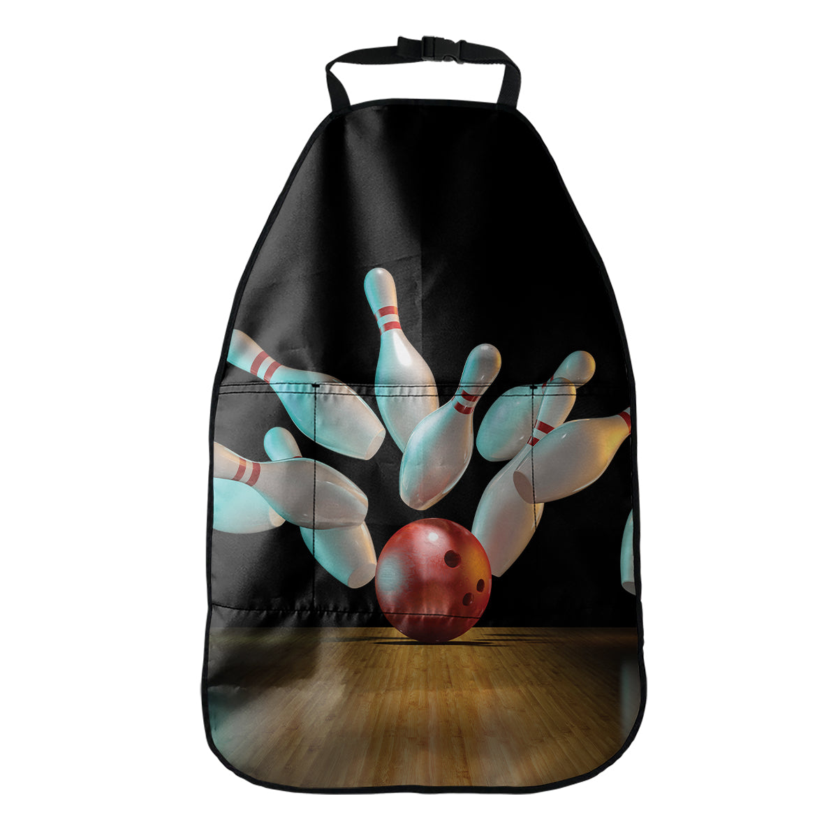 Bowling Strike Print Car Seat Organizers