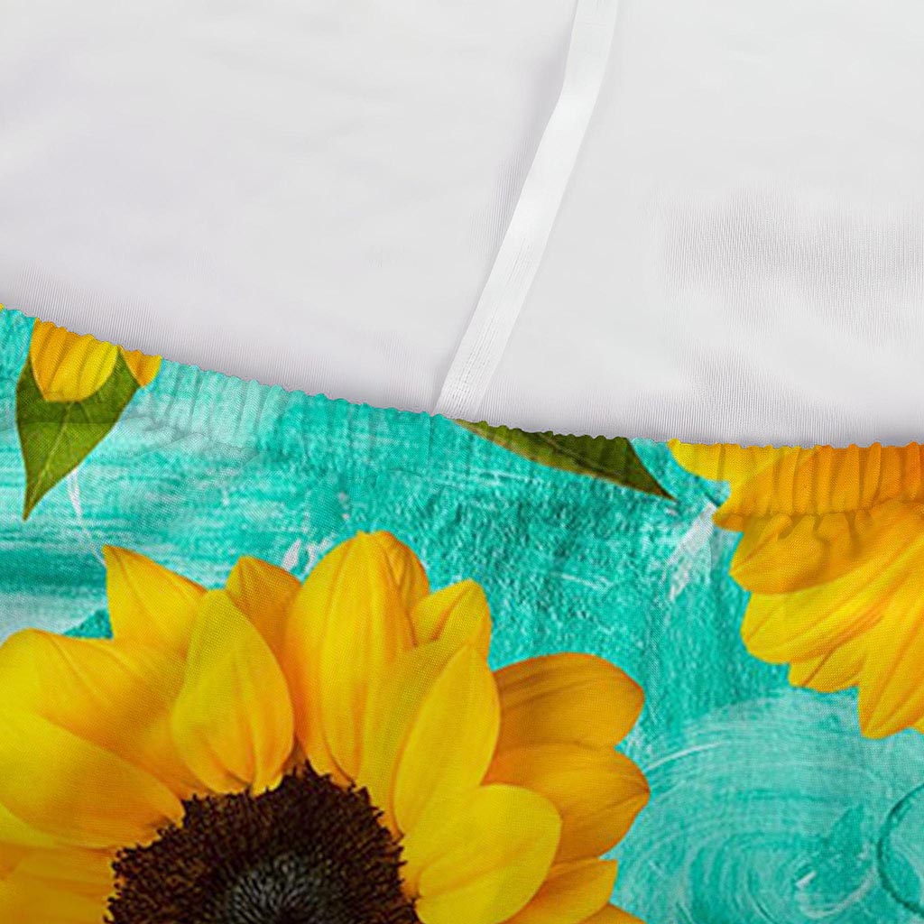 Bright Sunflower Pattern Print Sofa Cover