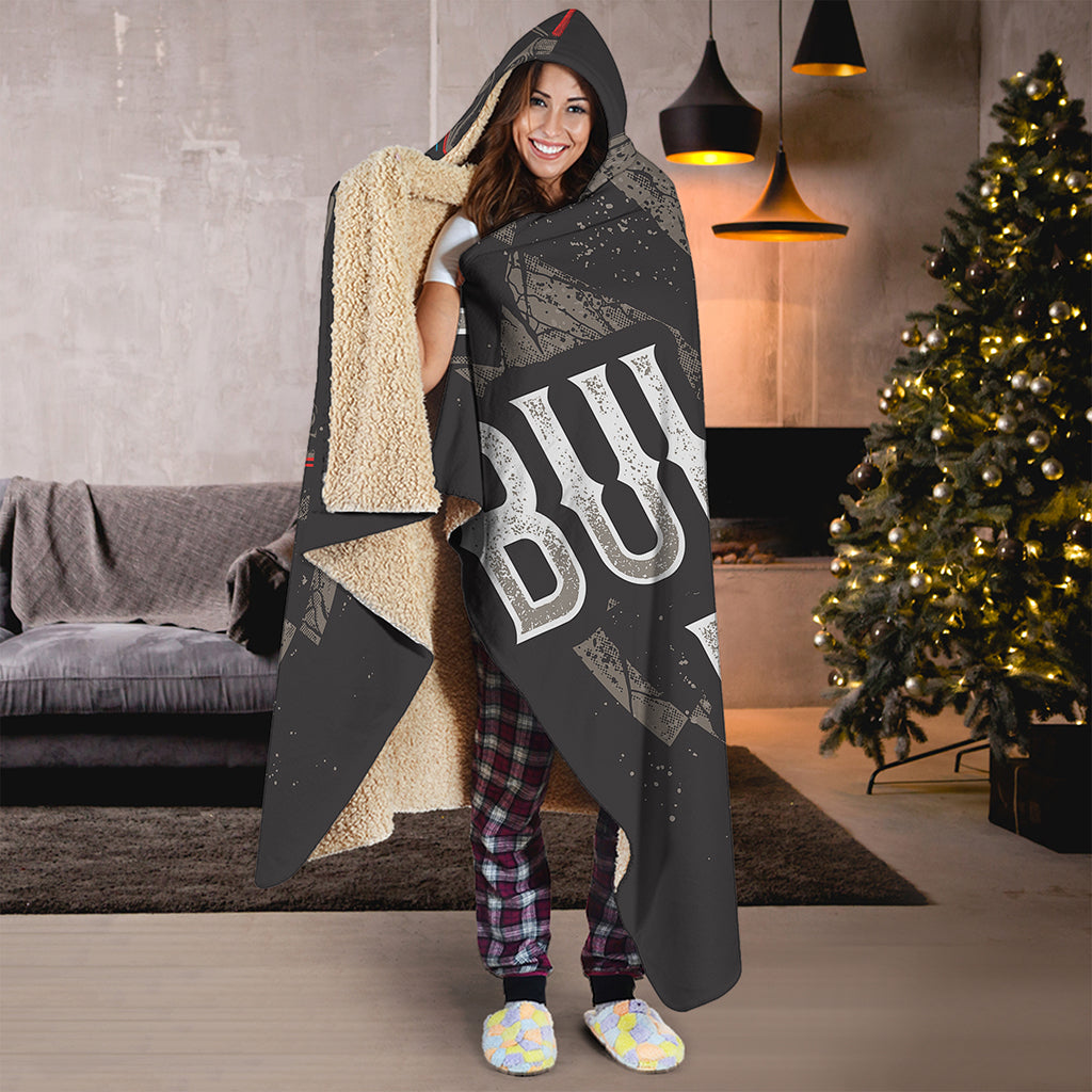 Bullseye Darts Print Hooded Blanket