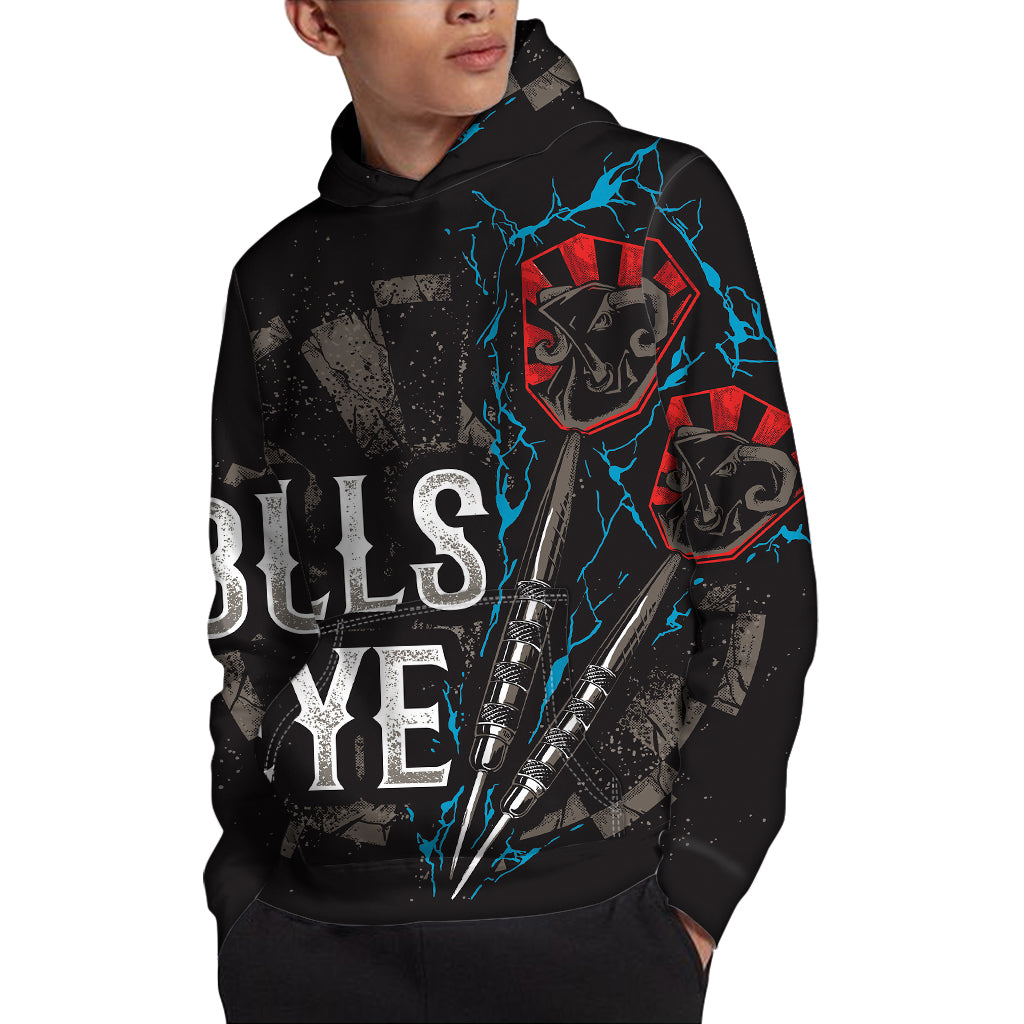 Bullseye Darts Print Pullover Hoodie