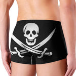 Calico Jack Pirate Flag Print Men's Boxer Briefs