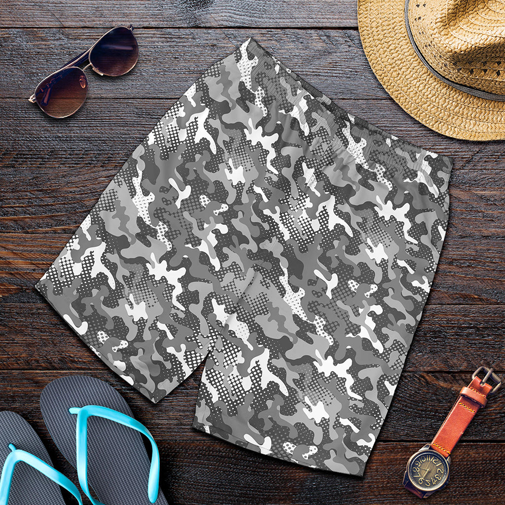 Camouflage Dazzle Pattern Print Men's Shorts