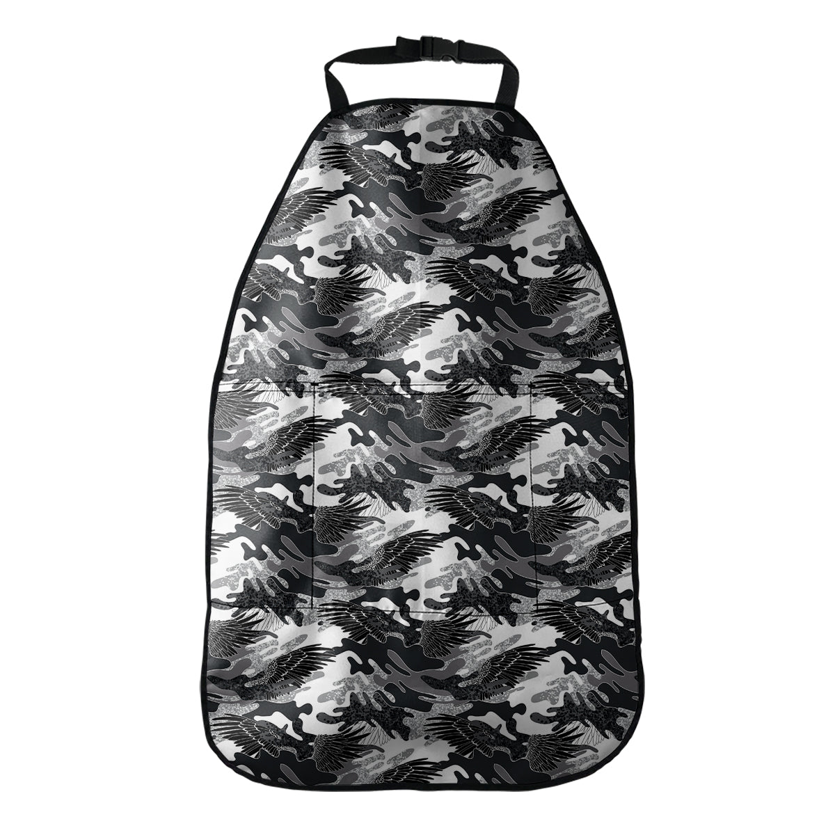 Camouflage Dazzle Wings Pattern Print Car Seat Organizers