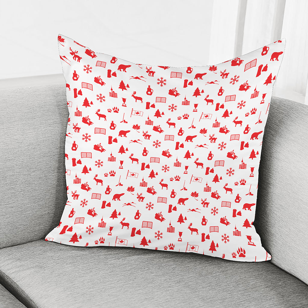 Canada Country Pattern Print Pillow Cover